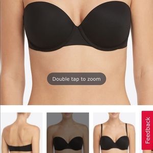 Spanx up for anything strapless size 38d